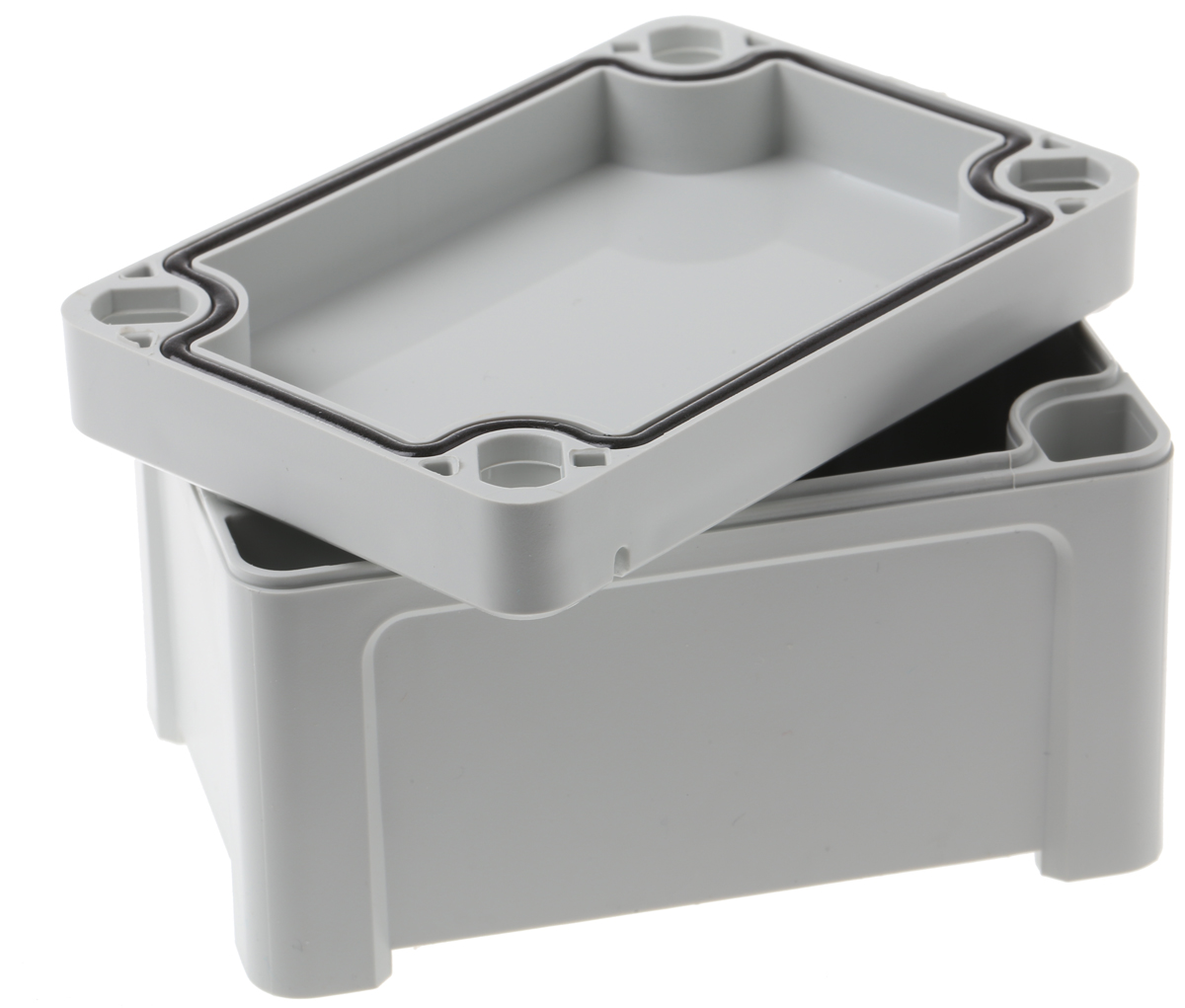 ta-090706-enclosure Fibox TEMPO Series Grey ABS Enclosure, IP65, IK07 60 mm, 95 mm, 65 mm