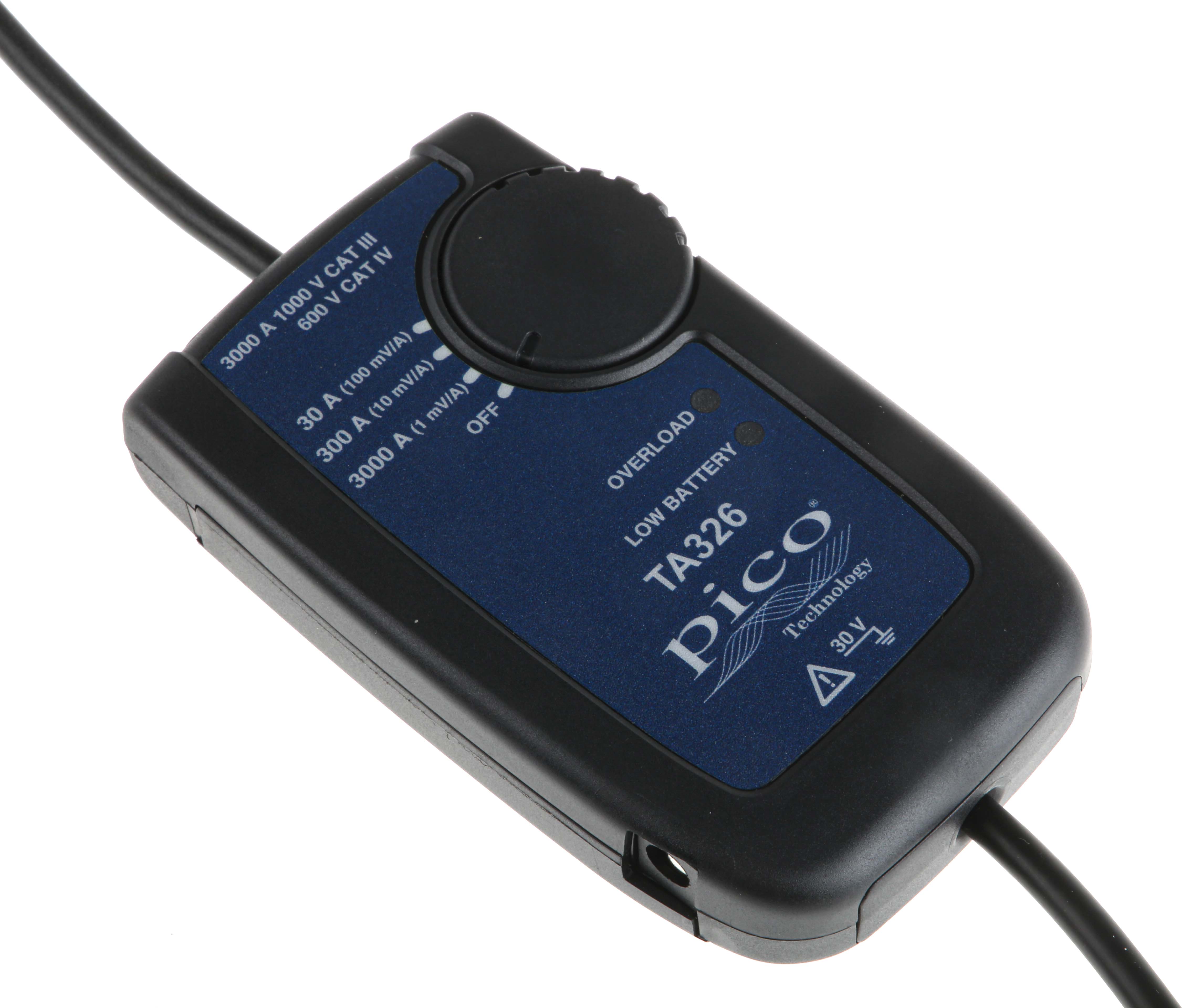 ta326 Pico Technology TA326 Current Probe, 30 A DC Max, 3 kA ac AC Max
