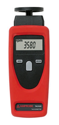 Amprobe Tachometer Best Accuracy ±0.02% + 1 Digit - LCD 99999rpm