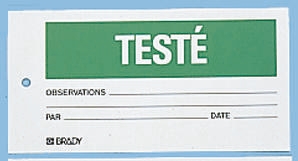 Brady Pre-Printed 148 x 75 Label. Quantity: 10 Per Pack