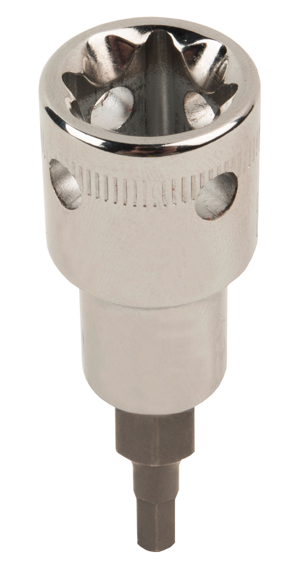 Bahco Hex Screwdriver Bit, 12.7 mm Tip, 19 mm Tip, Hex Drive, 60 mm Overall 1-Piece