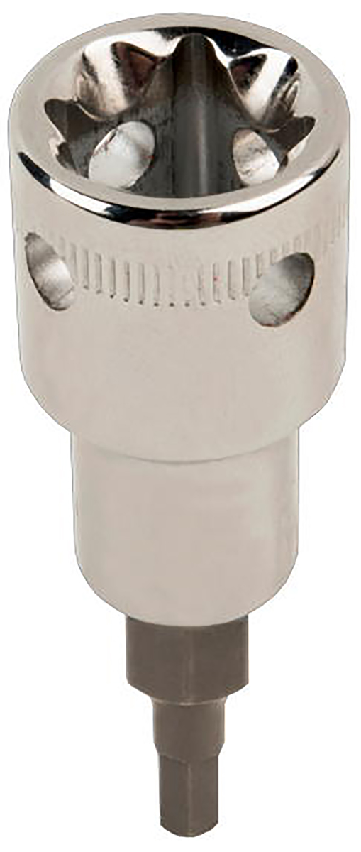 Bahco Hex Screwdriver Bit, 12.7 mm Tip, 12.7 mm Tip, Square Drive, 61 mm Overall 1-Piece