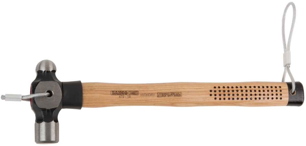 Bahco Ball-Pein Hammer with Hickory Handle, 900 g