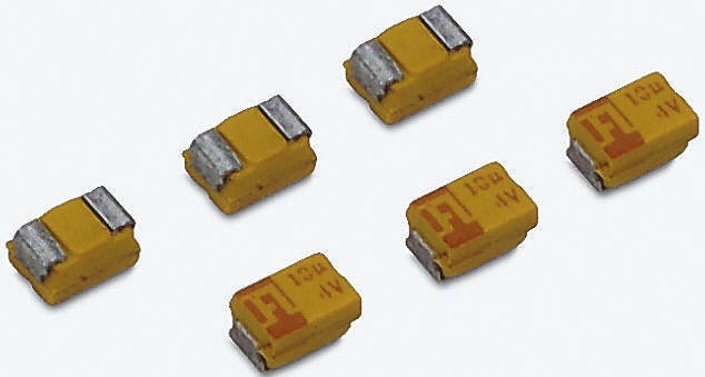 AVX 22 μF MnO2 Tantalum Capacitor 6.3V dc, Surface, TAJ Series