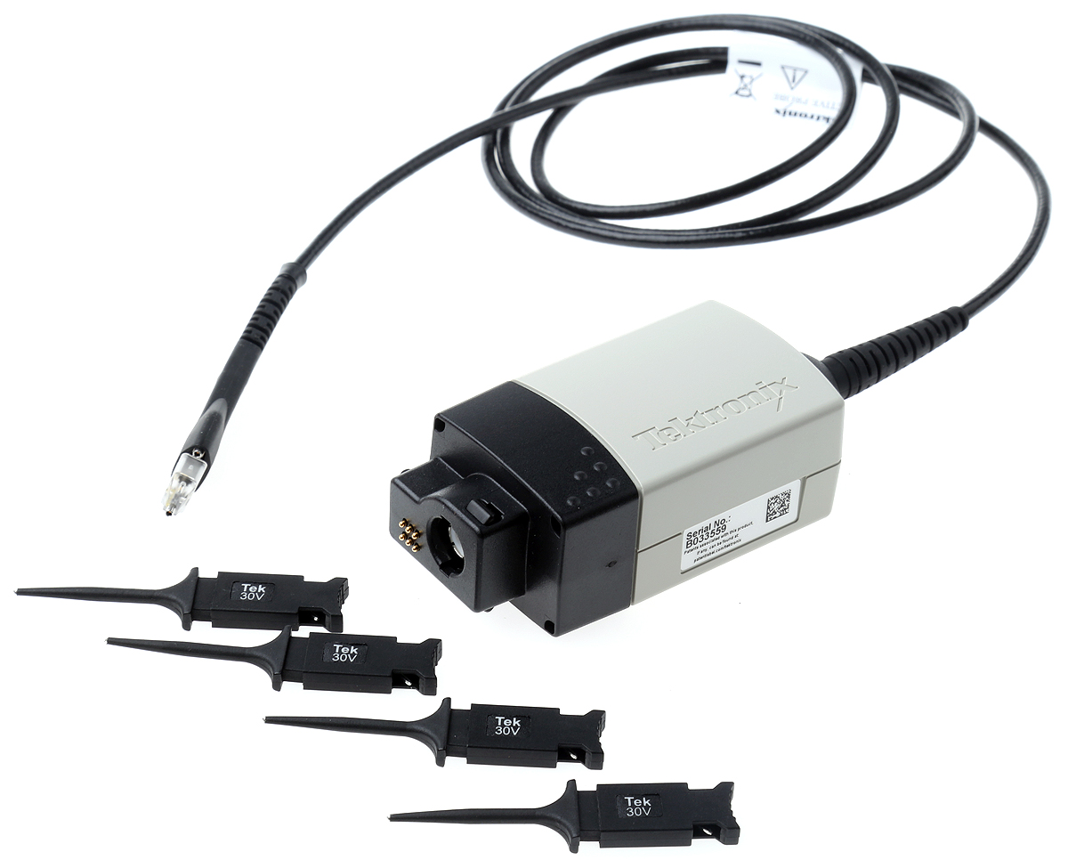 Tektronix Tap Series TAP1500 Oscilloscope Probe, Voltage Type, 1.5 GHz, 10:1, Ground Lead, Adapter Connector