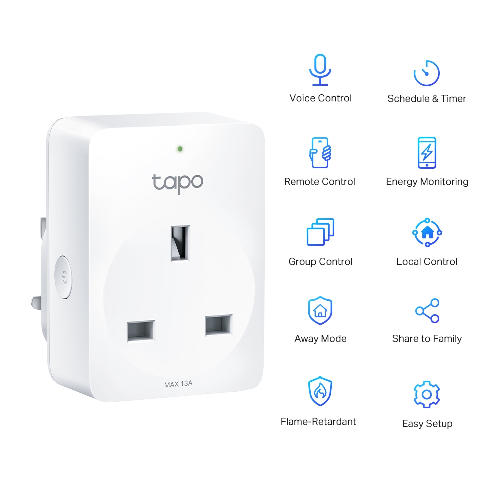 TP-Link Smart Socket, British, 13A, 240V