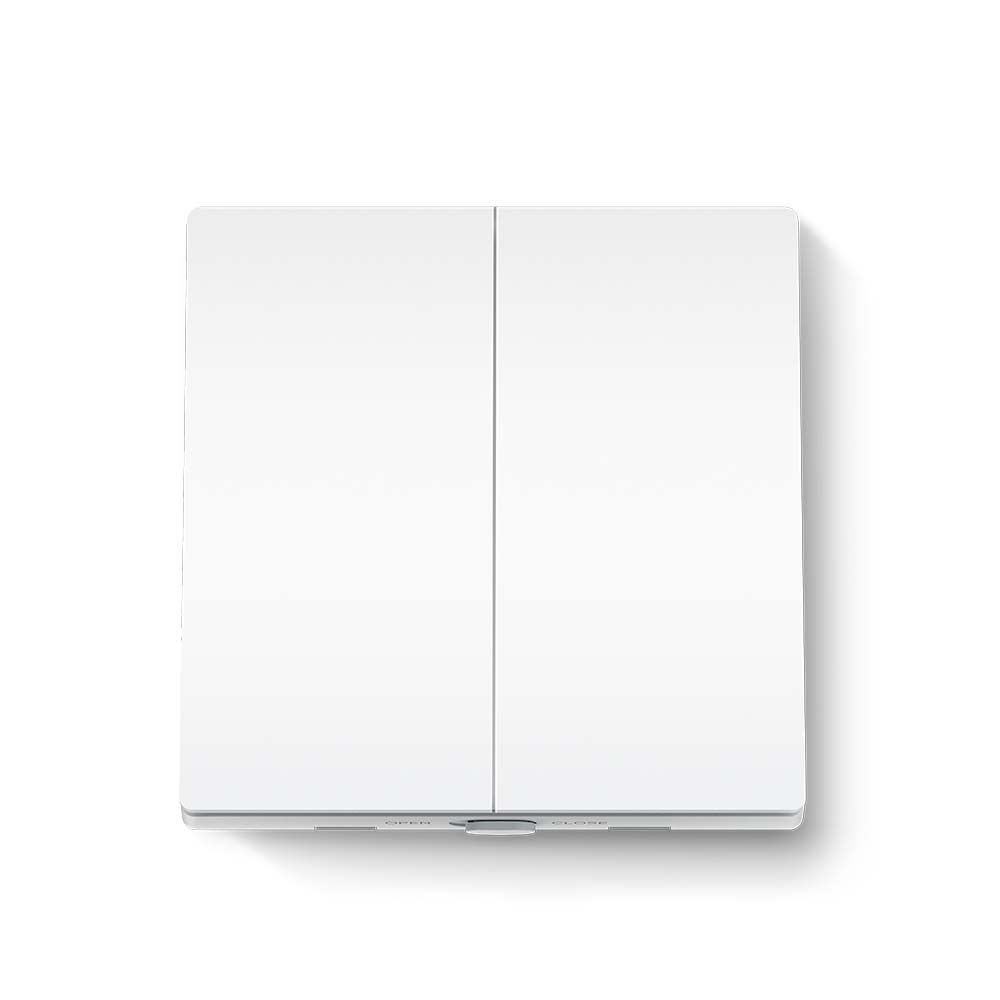 TP-Link White, 1 Way Smart light Switch, 2 Gang, Tapo S220