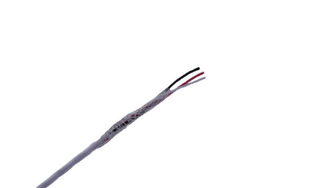 MICROWIRES TAU-2619, 50 m 3 Core Power Cable, White Perfluoroalkoxy 200 °C