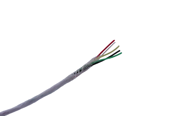 MICROWIRES TAU-2619, 50 m 5 Core Power Cable, White Perfluoroalkoxy 200 °C