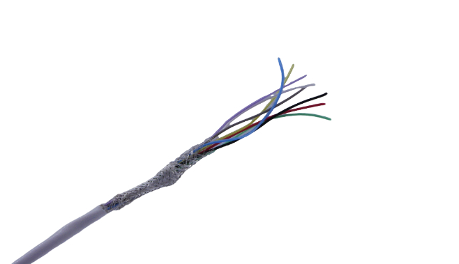 MICROWIRES TAU-2619, 50 m 8 Core Power Cable, White Perfluoroalkoxy 200 °C
