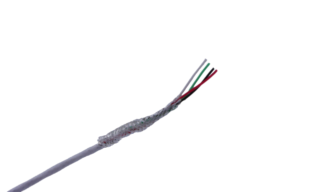 MICROWIRES TAU-2819, 50 m 4 Core Power Cable, White Perfluoroalkoxy 200 °C