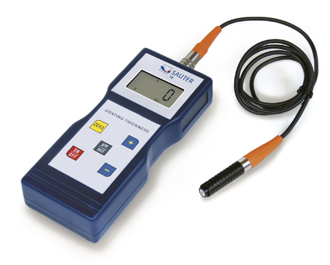 Sauter  Thickness Meter 0.1 μm Resolution, LCD Display