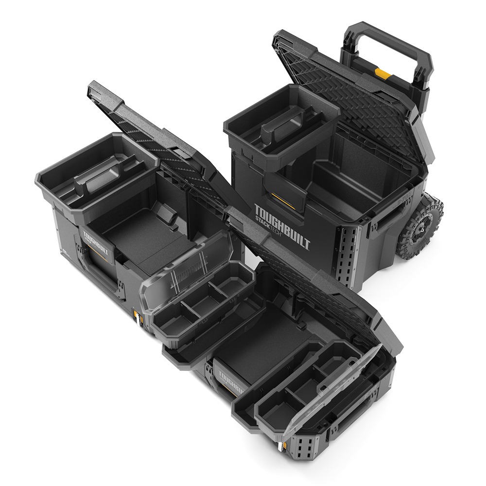 tb-b1s3-b-70r-bea Toughbuilt Industries 1 Drawer Plastic Tool Box Wheeled 55 cm 870.00 mm 58.5cm