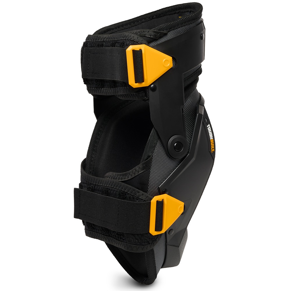tb-kp-3-bea Toughbuilt Industries Black Rubber Knee Pad, Buckle Resistant to Abrasion Resistant