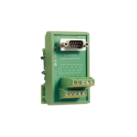 MOXA ABC-01 Series 25-Contact Male DIN Connector, D-Sub Connector, DIN Rail