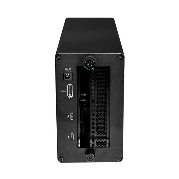 tb31pciex16 StarTech.com 2 Port CAT 4 Thunderbolt 3 Hub, AC Adapter Powered, 280 mm 82 mm 142mm