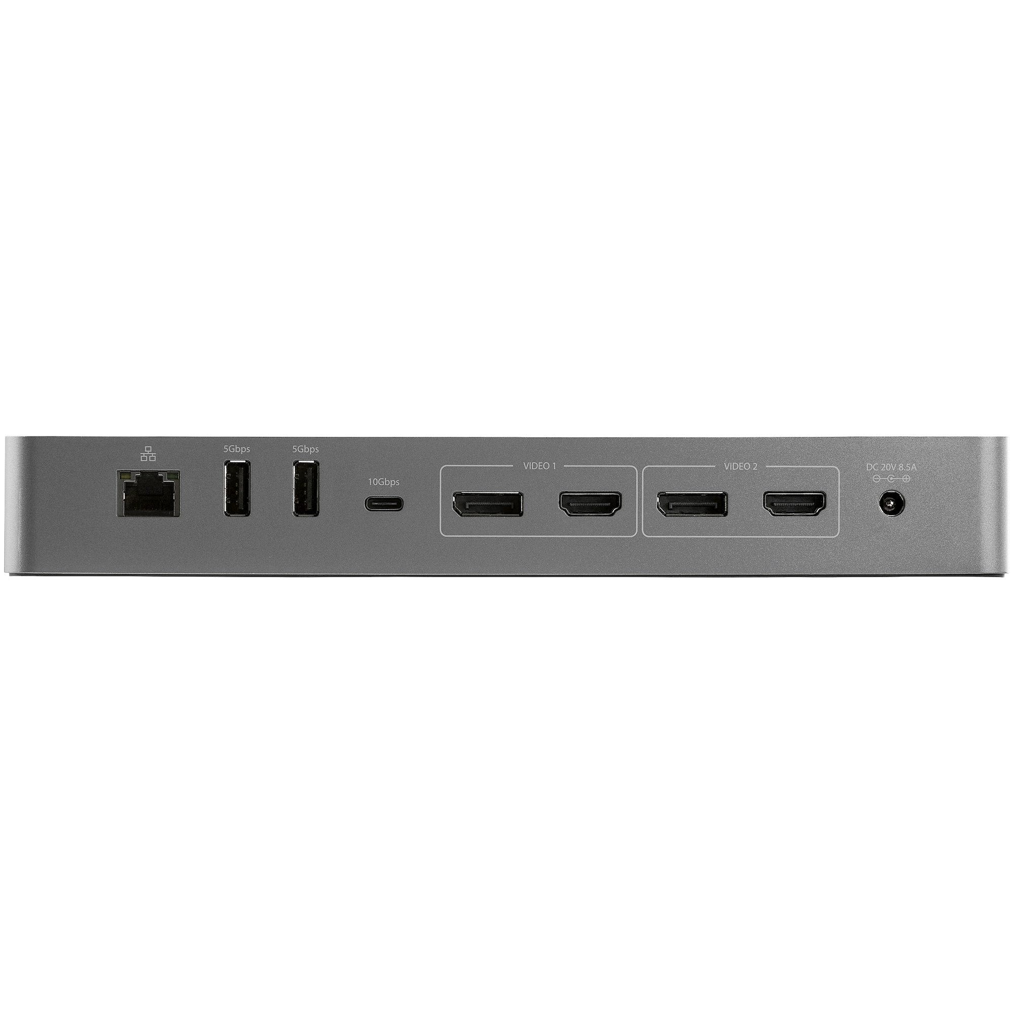 tb3cdk2dhue StarTech.com  2 7680 x 4320 pixel Thunderbolt 3 Docking Station USB Type C Portswith DisplayPort, HDMI - 5 xUSB ports