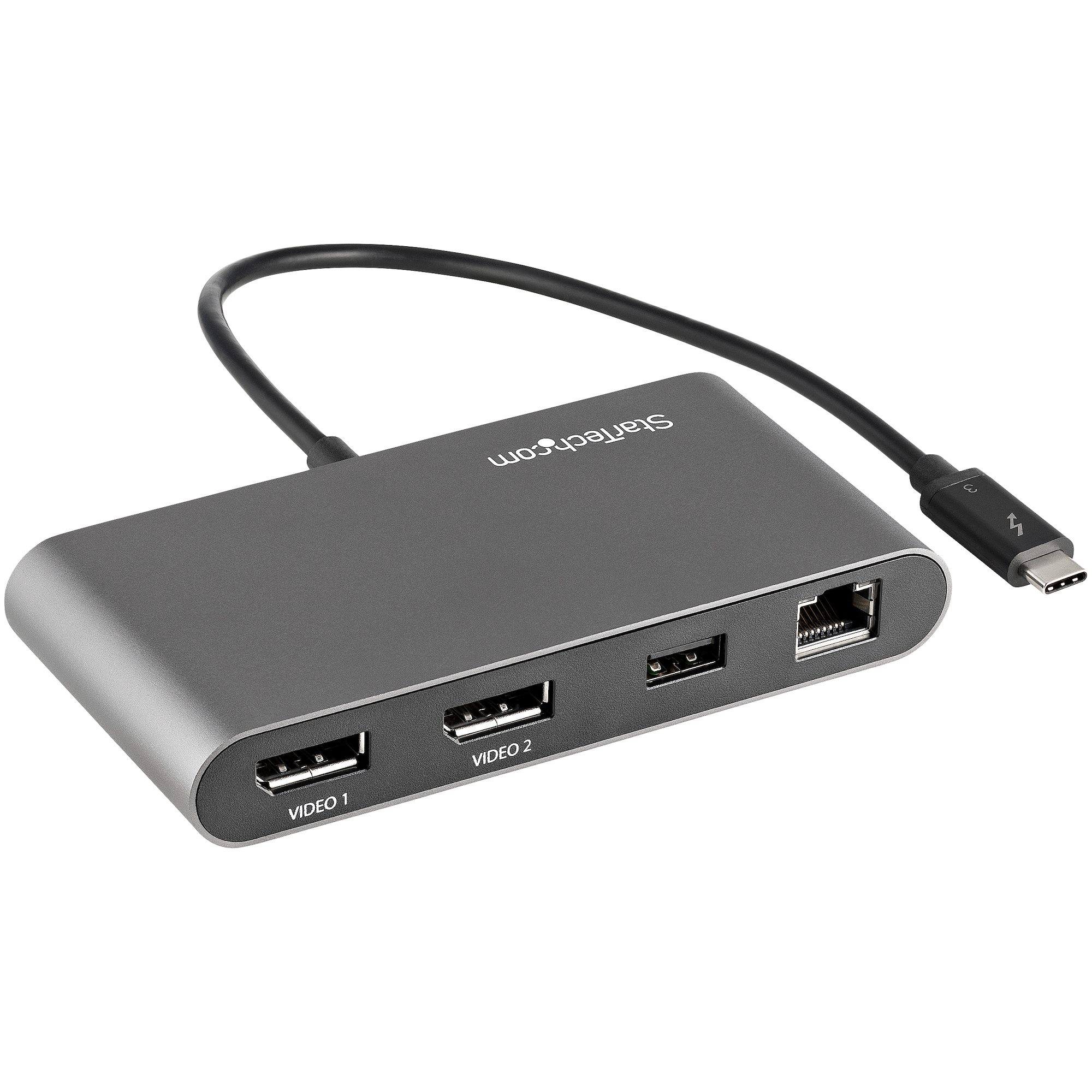 StarTech.com  2 5120 x 2880 pixel Thunderbolt 3 Docking Station USB 3.0 Portswith DisplayPort - 1 xUSB ports