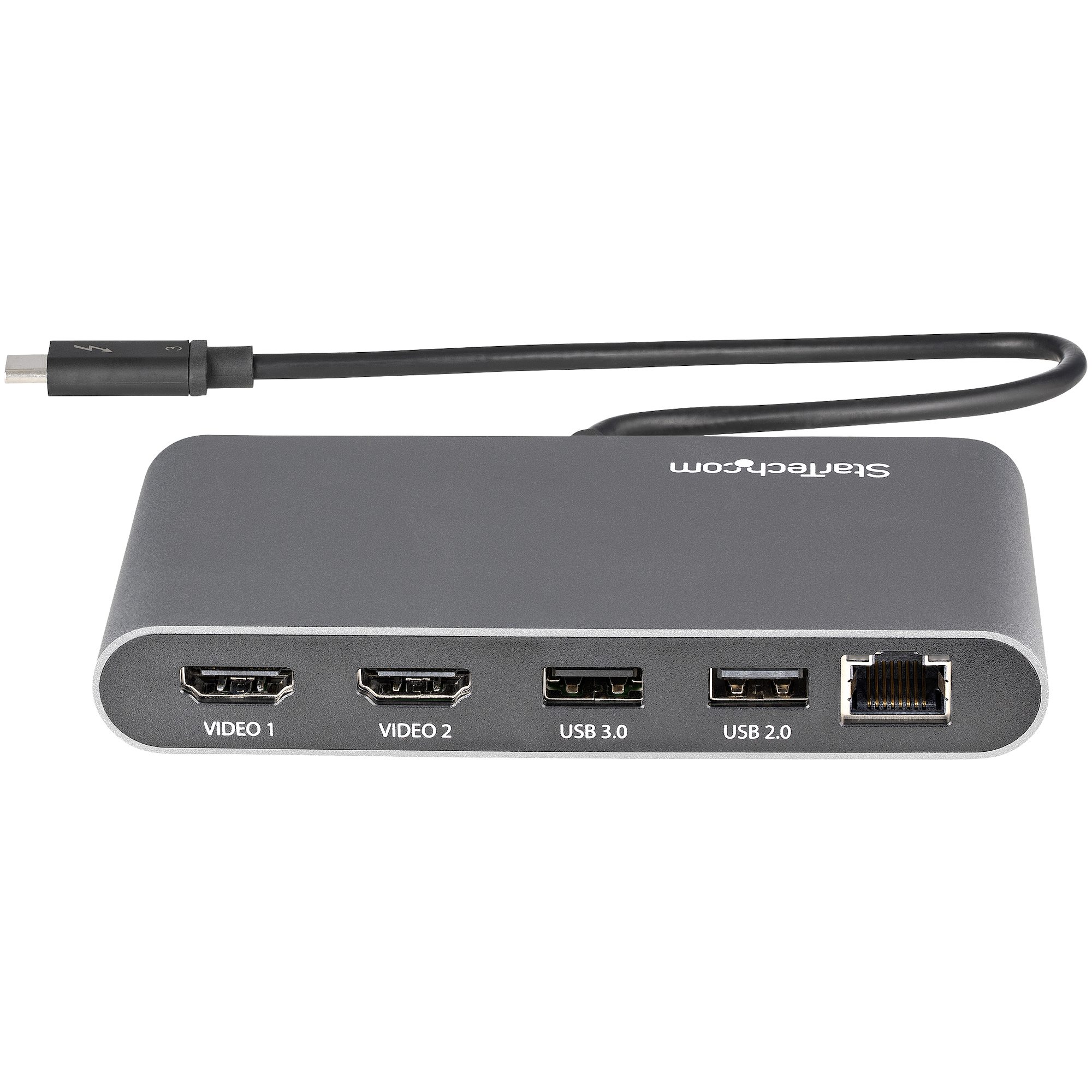 tb3dkm2hdl StarTech.com  2 4096 x 2160 pixel Thunderbolt 3 Docking Station USB 3.0 Portswith HDMI - 2 xUSB ports
