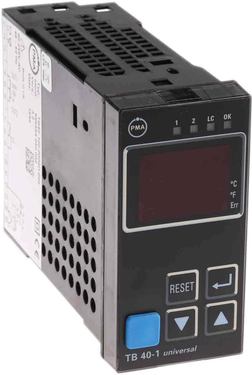 P.M.A TB 40-1 Panel PID Temperature Controller 1 Input, 3 Output Relay 260V ac Temperature Control