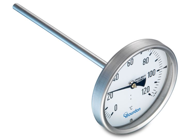 Bourdon Dial Thermometer 400 °C, TBI100-254.144.15T
