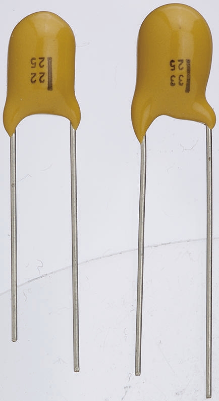TANCAP TECHNOLOGY 1 μF MnO2 Tantalum Capacitor 16V dc, Through Hole, TBM Series