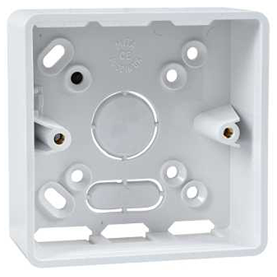 Cutterwell & Co Ltd meroTRON White Polyvinyl Chloride Box, BS, IP20, Panel Mount Mount, 2 Gangs 146 mm 146mm 32