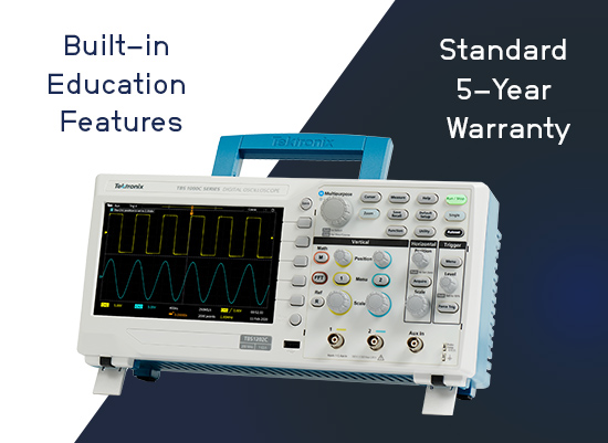 tbs1072c Tektronix TBS1000C Series, 70 MHz Bench Oscilloscope, 2 Channels - RSCAL