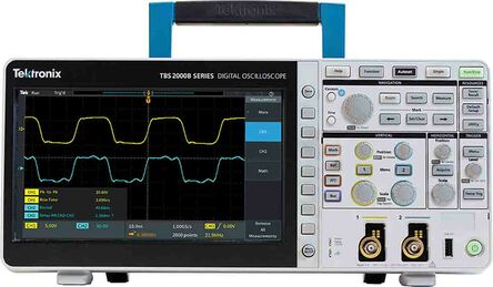 tbs2074b Tektronix TBS2000B Series, 70 MHz Bench Oscilloscope, 4 Channels - UKAS