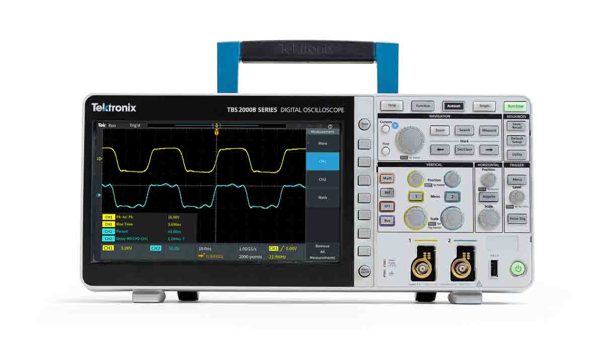 Tektronix TBS2000B Series, 200 MHz Bench Oscilloscope, 2 Channels - RSCAL