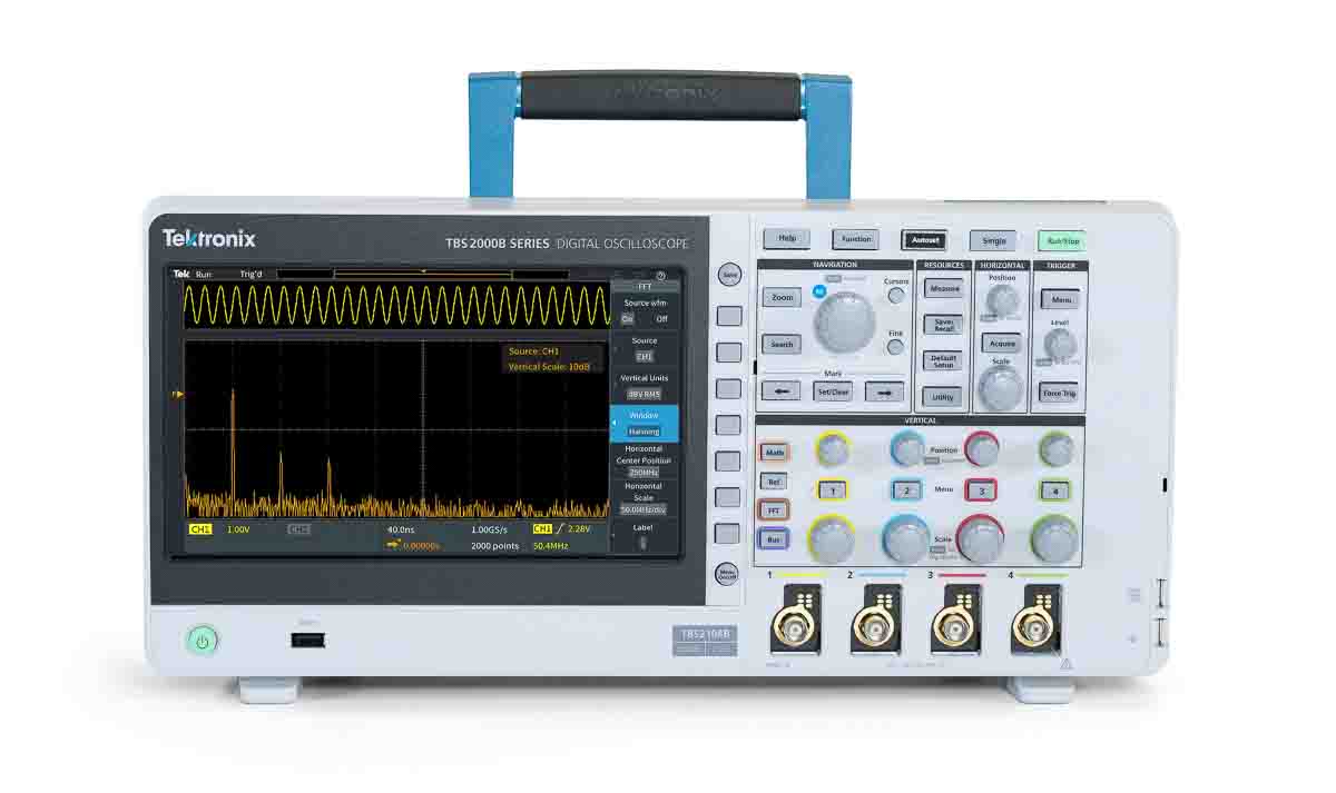 Tektronix TBS2000B Series, 200 MHz Bench Oscilloscope, 4 Channels - RSCAL