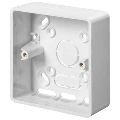 Cutterwell & Co Ltd meroTRON White Polyvinyl Chloride Box, BS, IP20, Panel Mount Mount, 2 Gangs 146 mm 146mm 32
