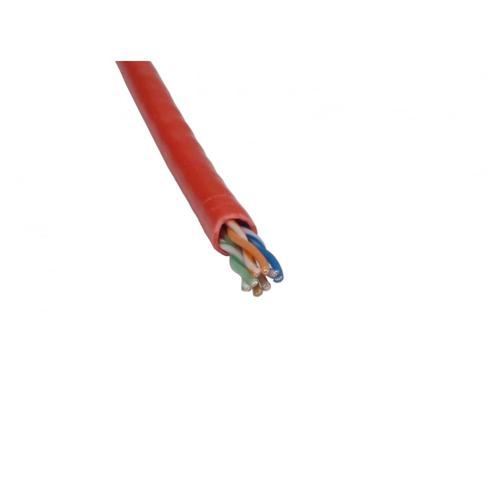 NewLink Cat5e Series Twisted Pair Cable, 4 Pairs, 305 m, Red Sheath