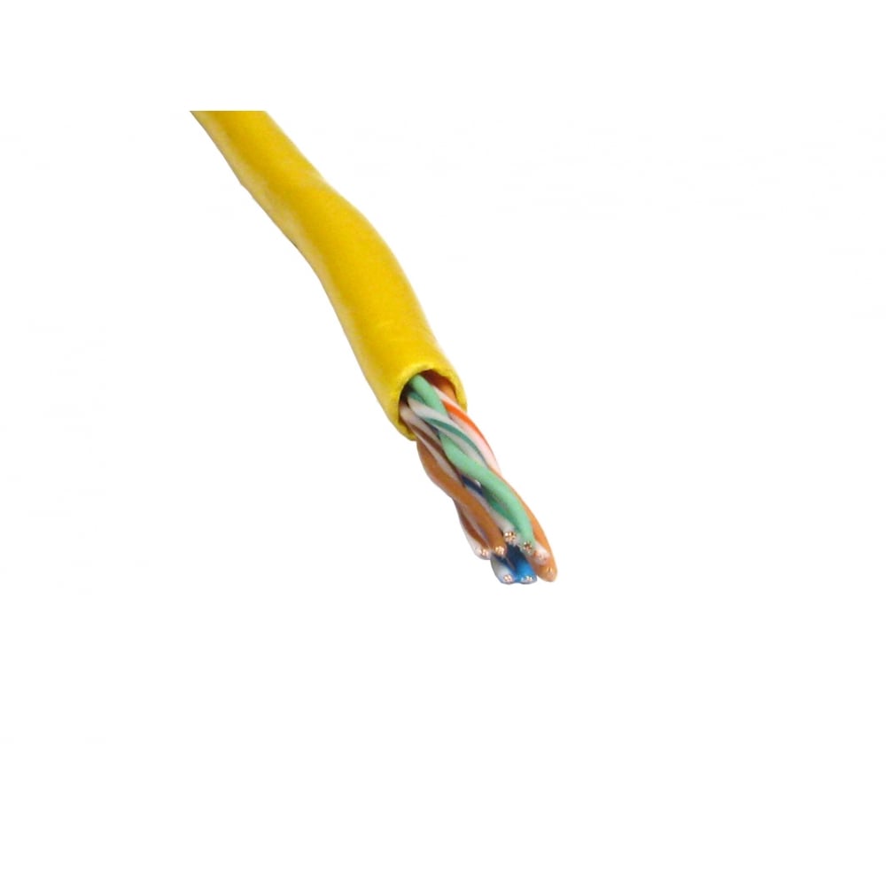 NewLink Twisted Pair Cable, 4 Pairs, 305 m, Yellow Sheath