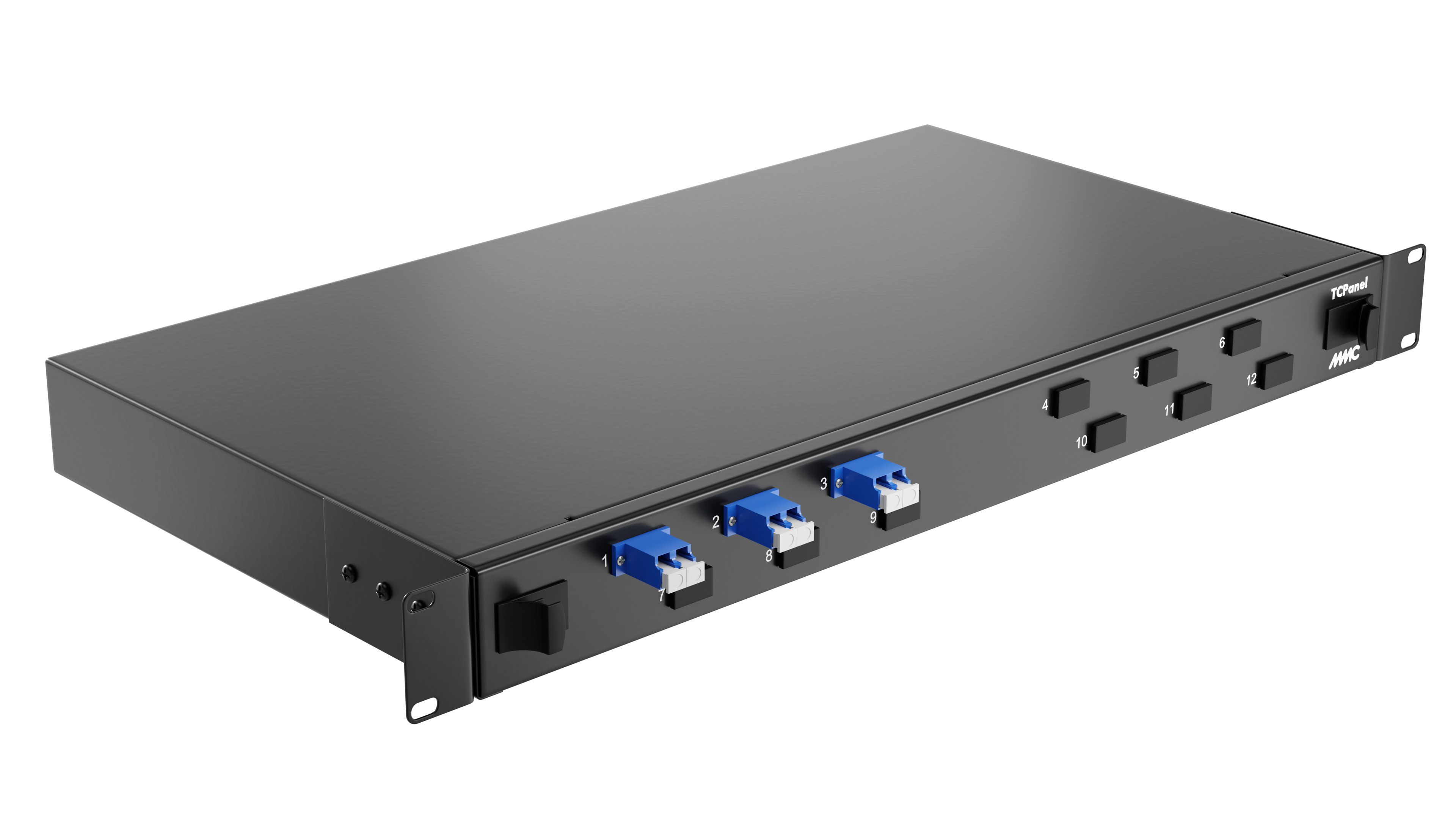CAE Multimedia Connect 6 Port LC, Duplex Fibre Optic Patch Panel With 6 Ports Populated, 483 mm 4.4 mm
