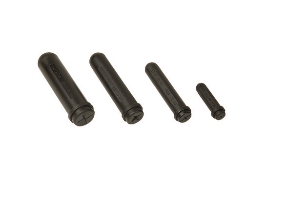 Penta End Cap Black, Insulated, 20 mm