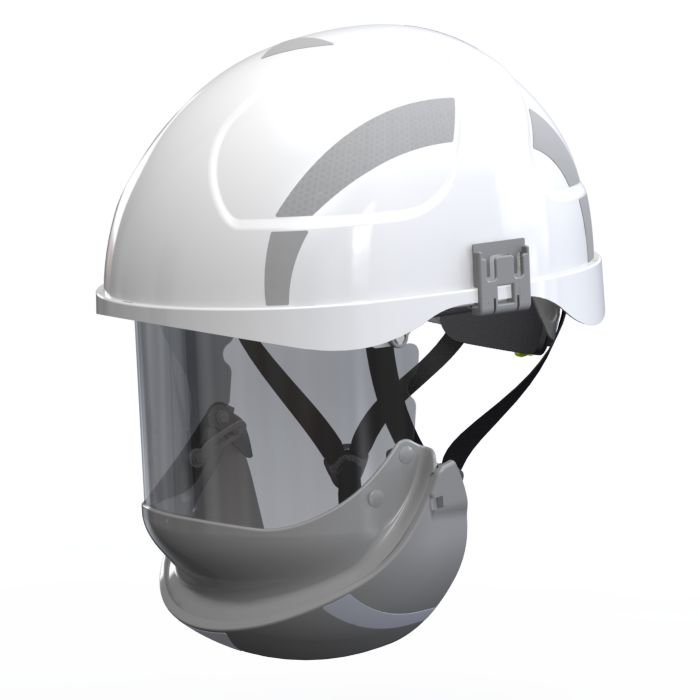 Penta TC403B White Electrician Helmet Chin Strap Included Adjustable