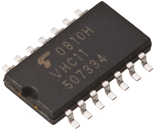 Toshiba TC4093BF(N,F), 4 2-Input NAND Schmitt Trigger Input Logic Gate, 14-Pin SOP