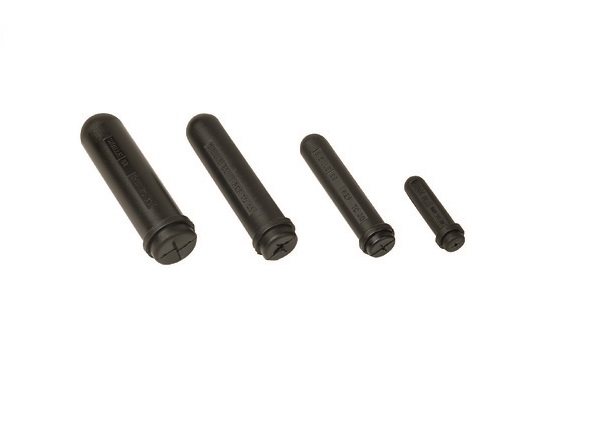 Penta End Cap Black, Insulated, 35 mm