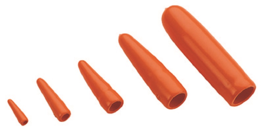 Penta End Cap Orange, 3 mm