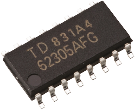 Toshiba TC4511BF(N,F), Decoder, 16-Pin SOP