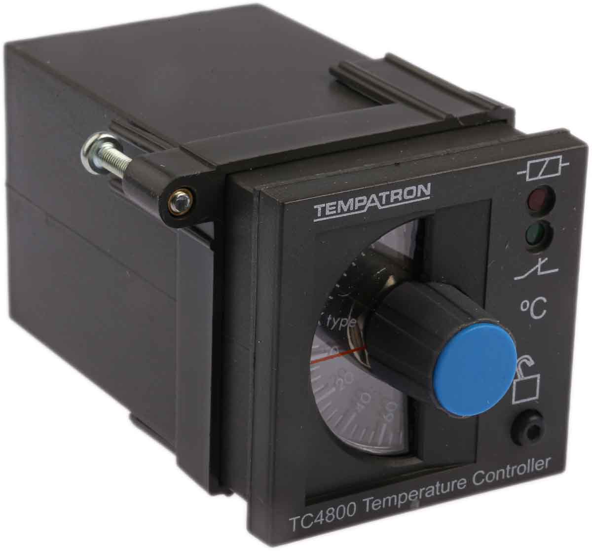 Tempatron TC4800 DIN Rail, Panel, Surface On-Off Temperature Controller, 5 Output Relay 230V ac