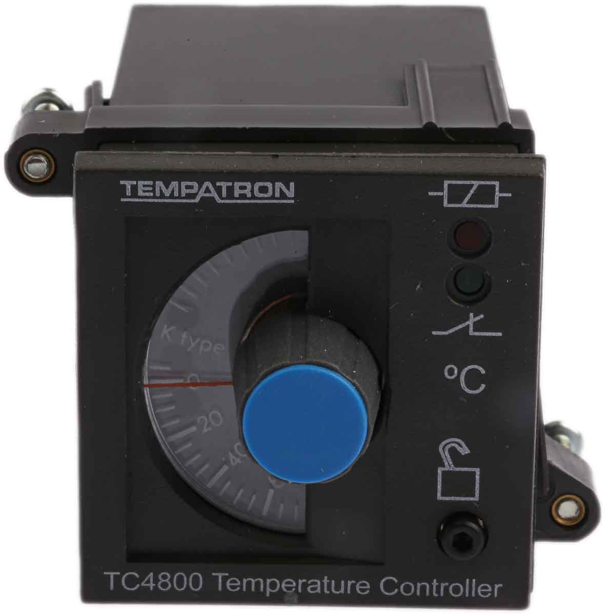 tc4810-01-110240vac Tempatron TC4800 DIN Rail, Panel, Surface On-Off Temperature Controller, 5 Output Relay 230V ac