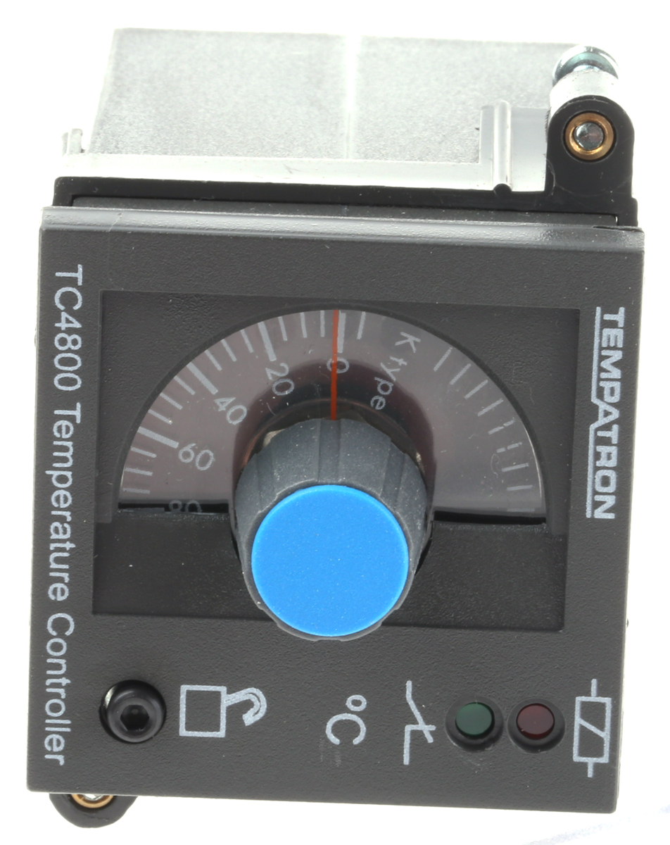 tc4810-01-24vacdc Tempatron DIN Rail, Panel, Wall On-Off Temperature Controller 5 Input, 8 Output Relay 264V ac/dc