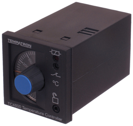 Tempatron DIN Rail, Panel, Wall On-Off Temperature Controller 5 Input Relay 264V ac/dc