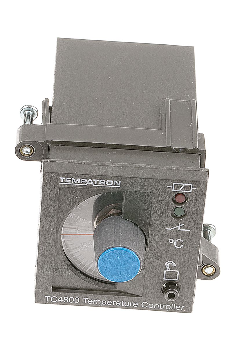 tc4810-04-110240vac Tempatron TC4800 DIN Rail, Panel, Surface On-Off Temperature Controller, 5 Output Relay 230V ac