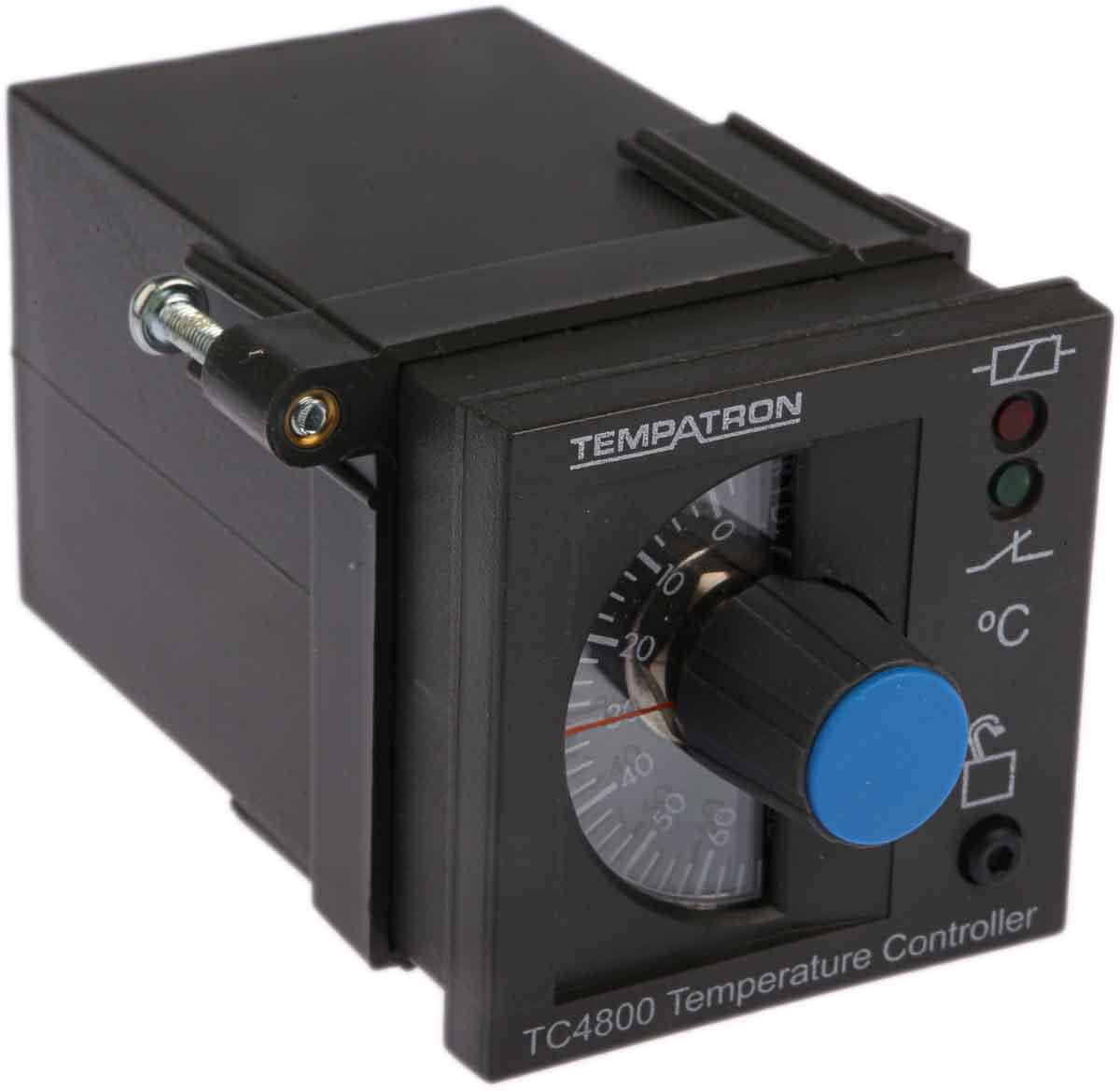 Tempatron TC4800 DIN Rail, Panel, Surface On-Off Temperature Controller, 5 Output Relay 230V ac