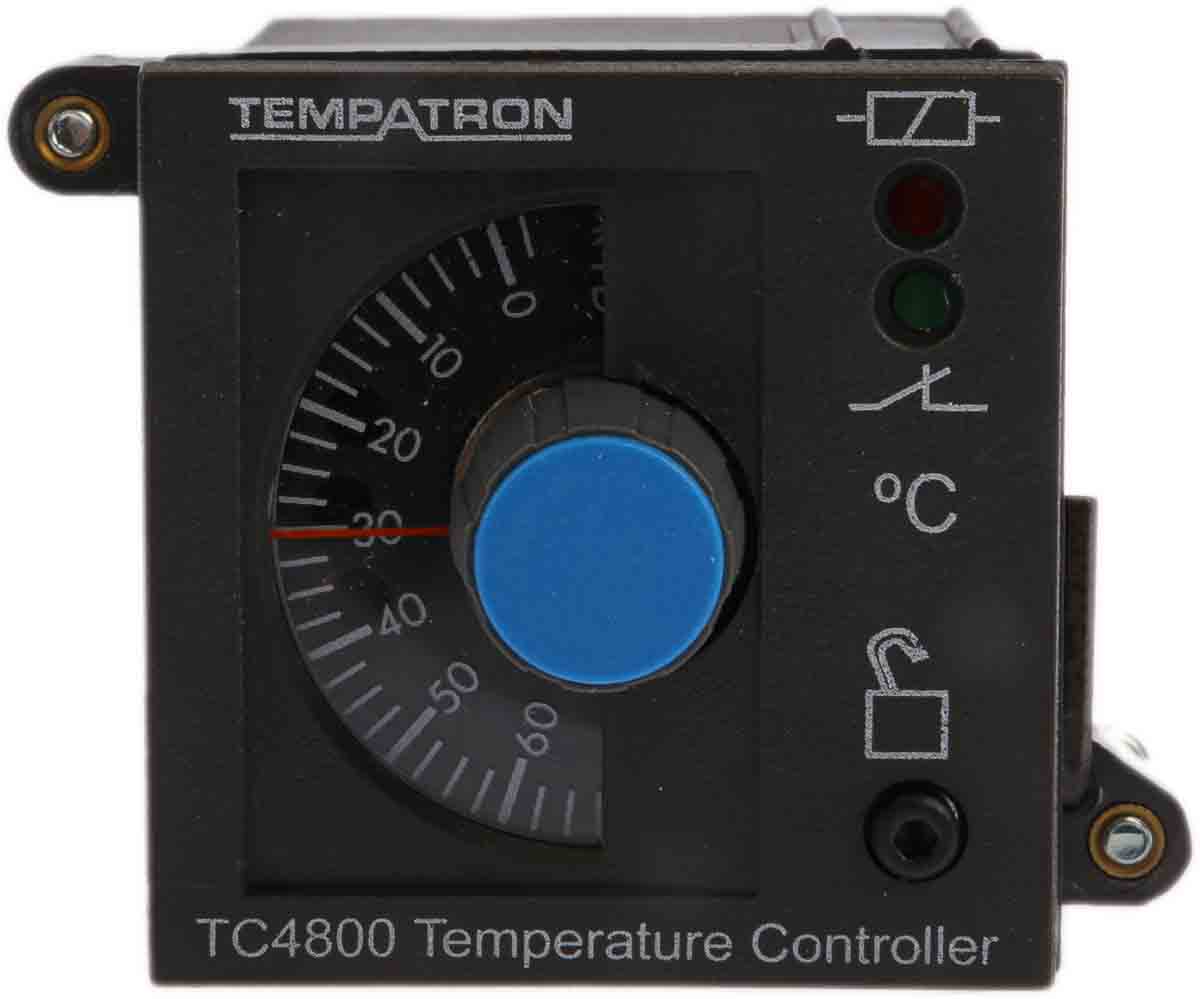 tc4810-52-110240vac Tempatron TC4800 DIN Rail, Panel, Surface On-Off Temperature Controller, 5 Output Relay 230V ac