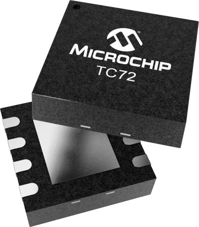 Microchip TC72 Series, Digital Output Temperature & Humidity Sensor, Surface Mount, I2C, ±3°C, 8-Pin DFN