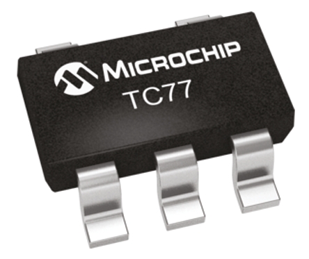 Microchip, Digital Output Temperature Sensor, Surface Mount, Serial-Microwire, Serial-SPI, ±3°C, 5-Pin SOT-23